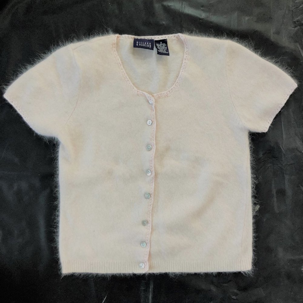 Soft Pink Angora Sweater